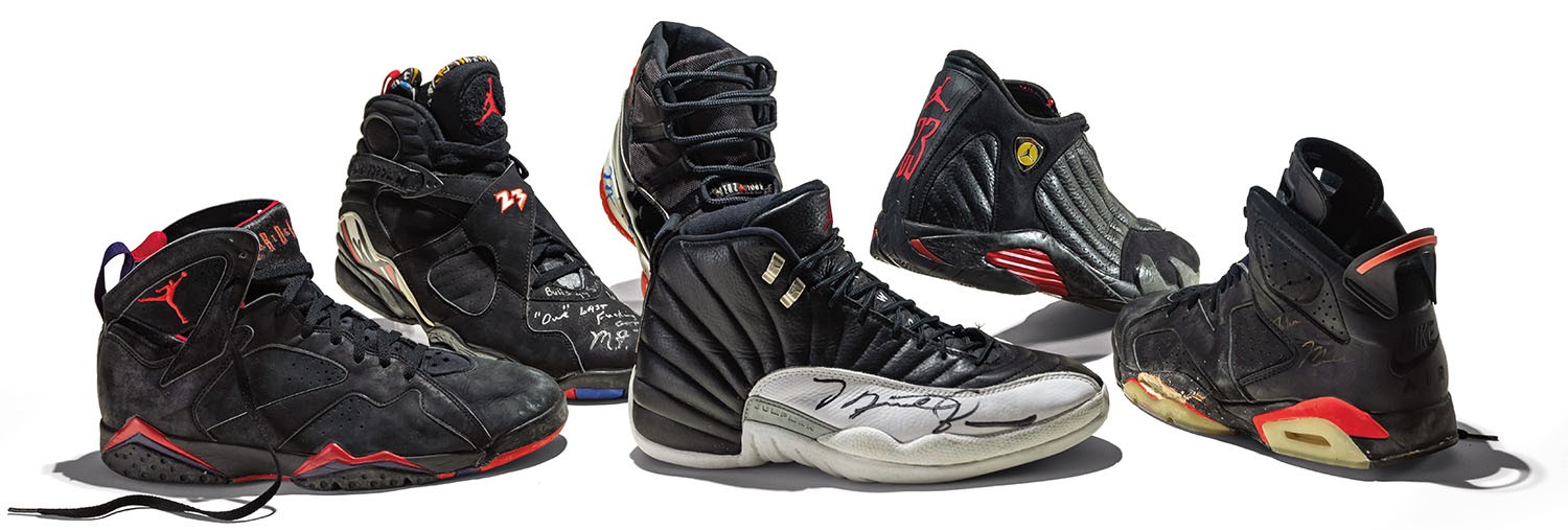 The pinnacle of Air Jordan championship game-worn collectibles are on exhibit for the first time ever