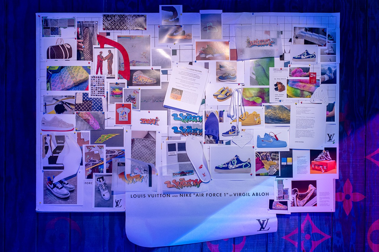 Brooklyn installation unveils one of Virgil Abloh’s final projects: Louis Vuitton Air Force 1’s